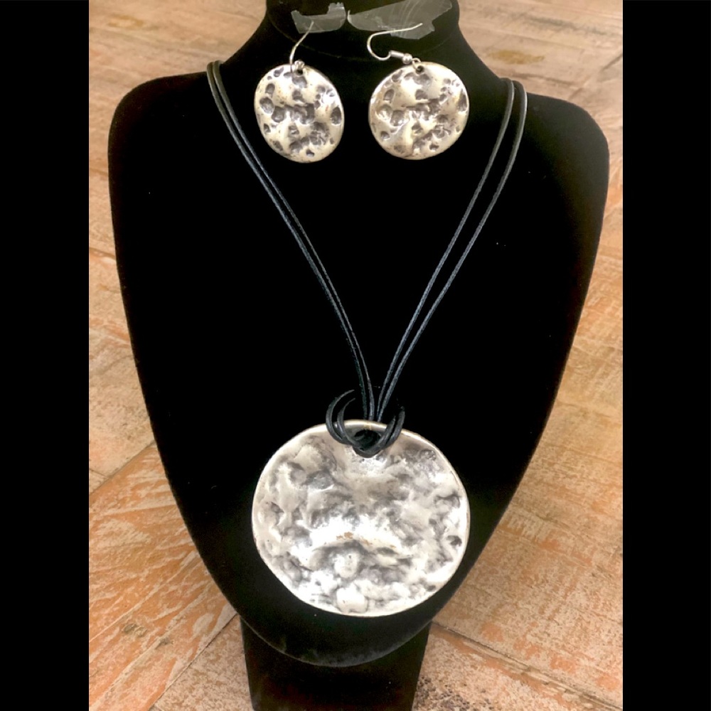 Necklace and earrings